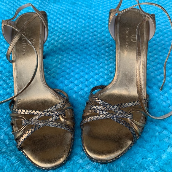 Cole Haan strapped Heels size 8 - Picture 2 of 7